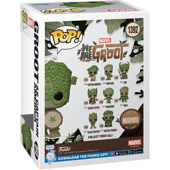 We Are Groot as Captain America Funko Pop! Vinyl Figure #1392 - Picture 4 of 4